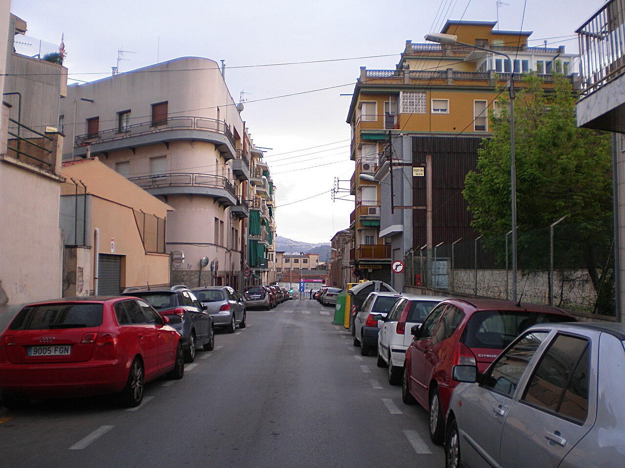 Fachadas del carrer de Feliu Tura en Mollet del Vallès
